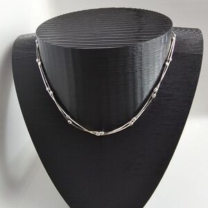 Adjustable 18 Inch Dyadema Two Strand Bead Necklace